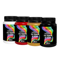 Акриловые краски по ткани и коже 100 мл. ООО НПП «Экспоприбор»