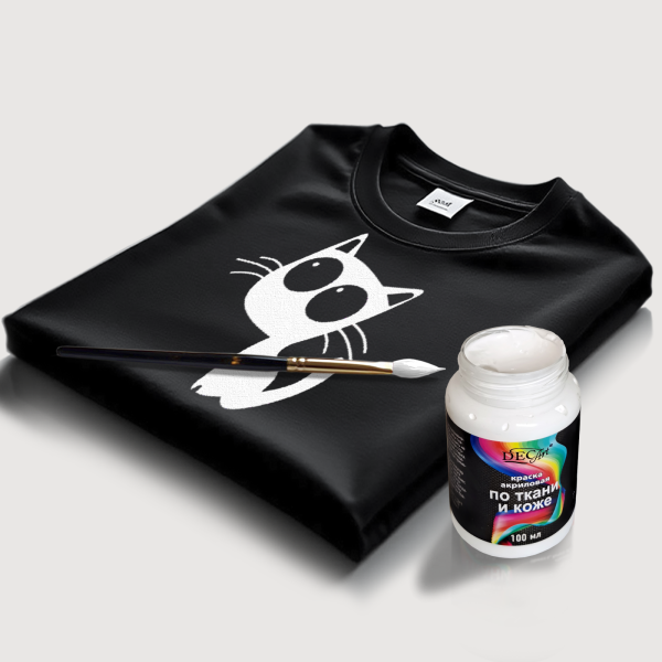 Акриловые краски по ткани и коже 100 мл. ООО НПП «Экспоприбор»