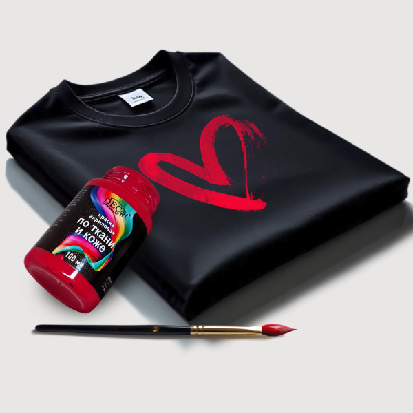 Акриловые краски по ткани и коже 100 мл. ООО НПП «Экспоприбор»