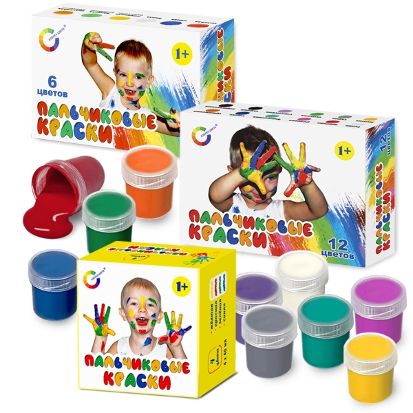 Пальчиковые краски для детей от 1-го года ООО НПП «Экспоприбор»